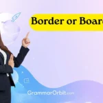 border or boarder