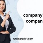 company's or companies