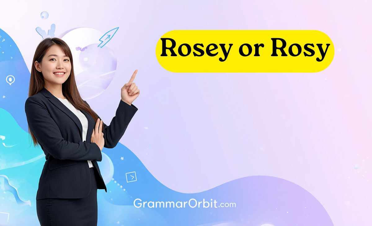 rosey or rosy