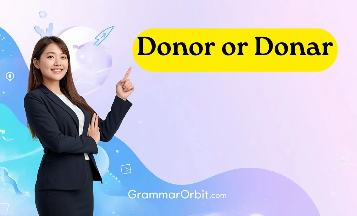 donor or donar