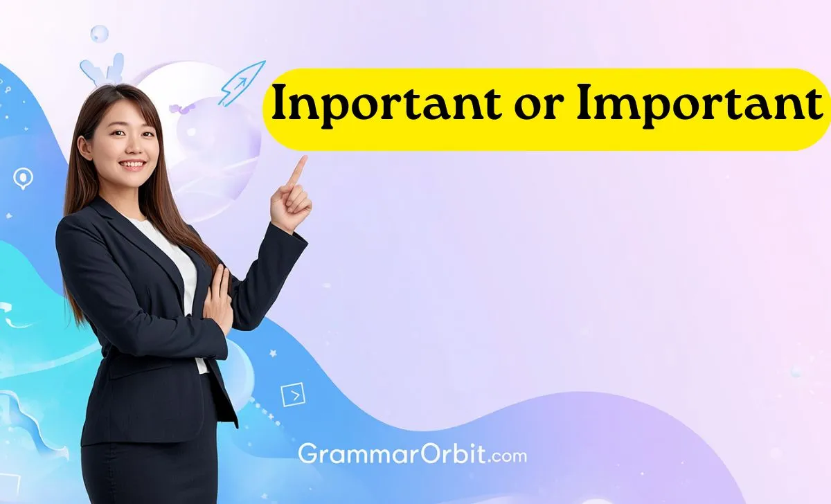 inportant or important