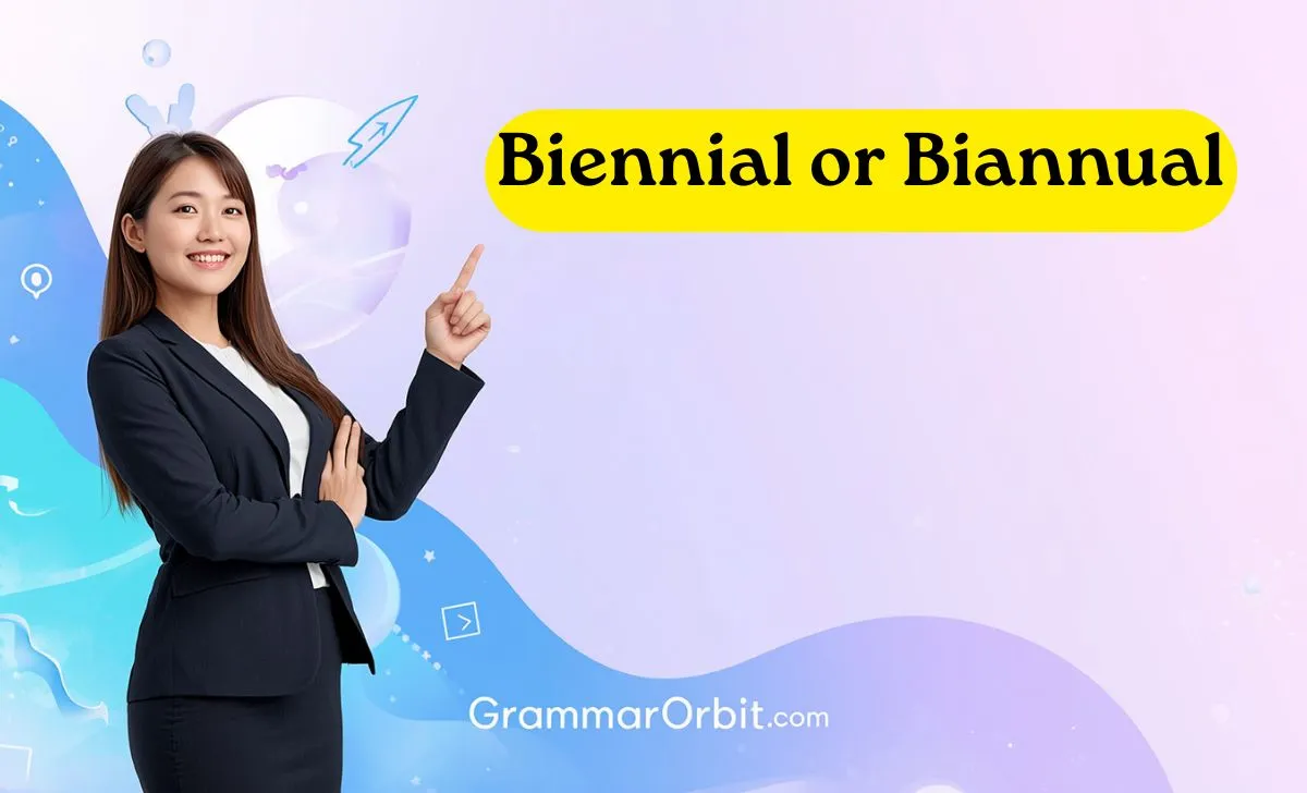 Biennial or Biannual