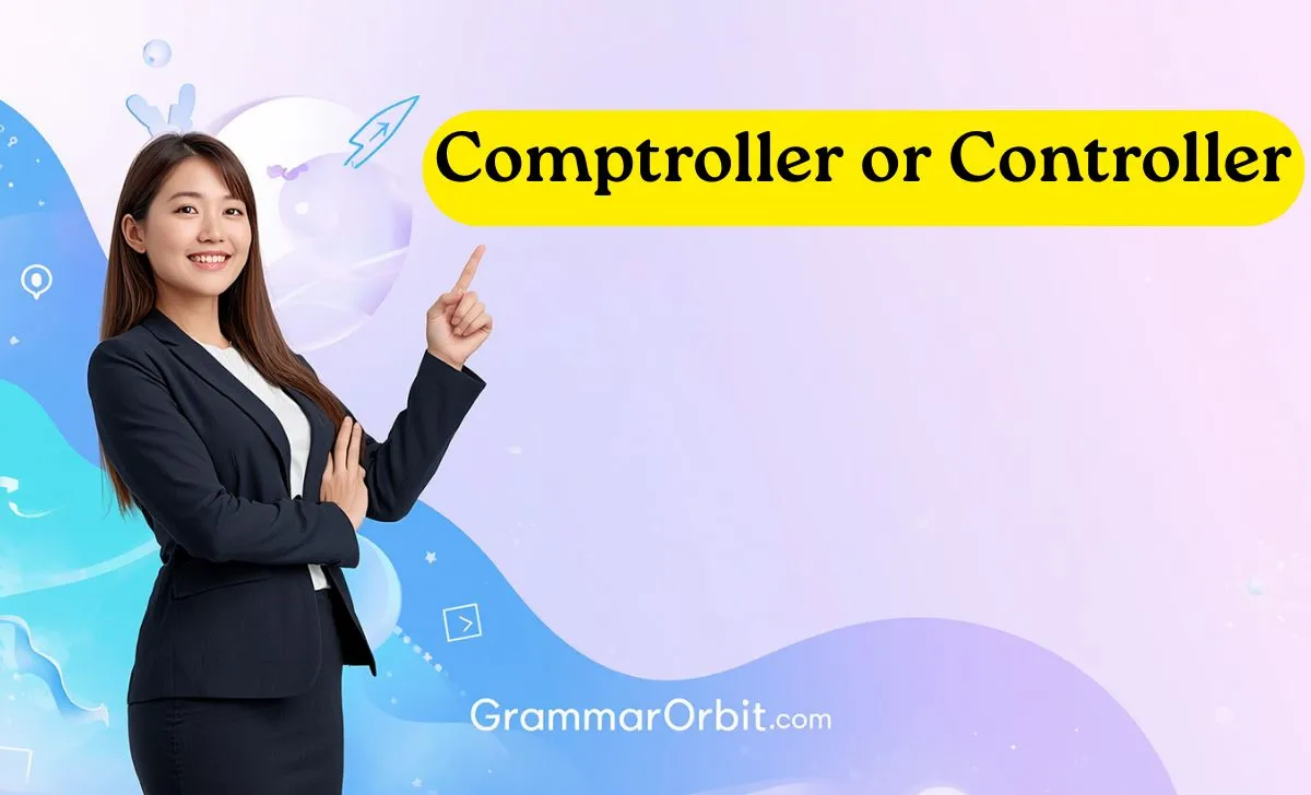 comptroller or controller