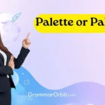 palette or palate