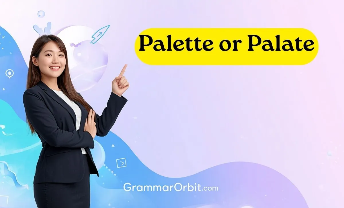 palette or palate